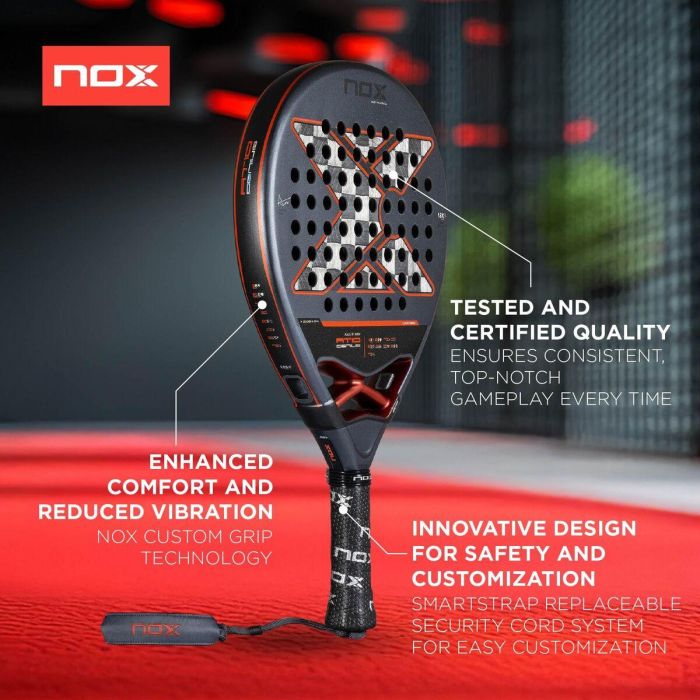Raquette de Padel Nox-Xtreme AT10 Genius 12K Fibre de Carbone 3