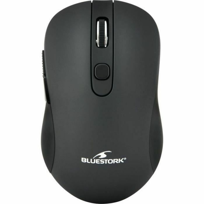Bluestork Souris sans fil gaming 2.4 Ghz 6 boutons Noir compatible Mac Windows