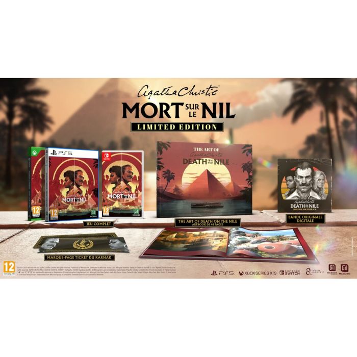 Jeu vidéo PlayStation 5 Microids Agatha Christie - Mort sur le Nil 2 Jeu vidéo PlayStation 5 Microids Agatha Christie - Mort sur le Nil 2