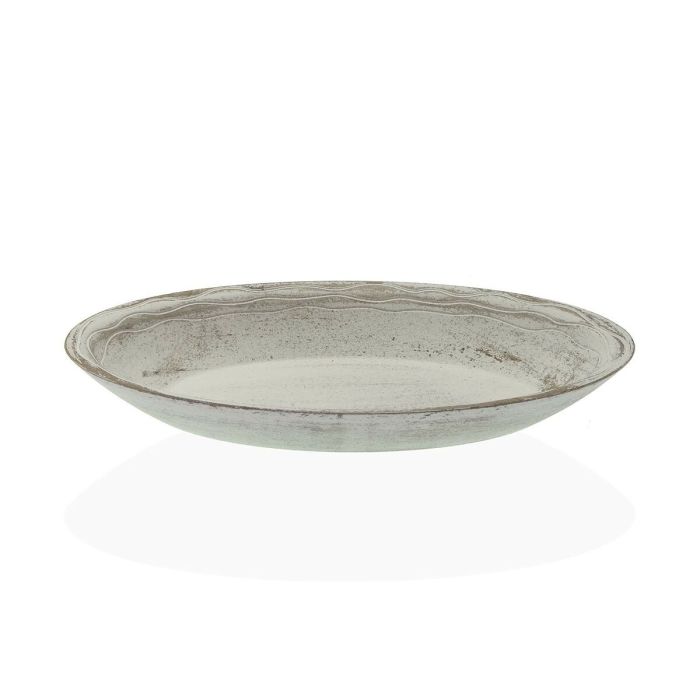 Centre de Table Versa Blanc Bois MDF 17,5 x 9 x 35 cm