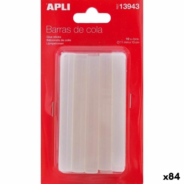 Bâtons de colle thermofusible Apli 10 Pièces (84 Unités)