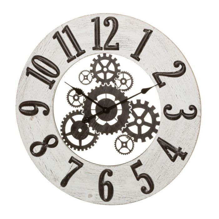 Horloge Murale Multicouleur Métal Bois MDF 68 x 3,5 x 68 cm