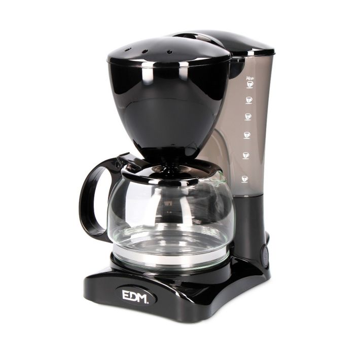 Cafetière goutte à goutte EDM 07653 Noir 550 W 6 Tasses 0,6 L 1