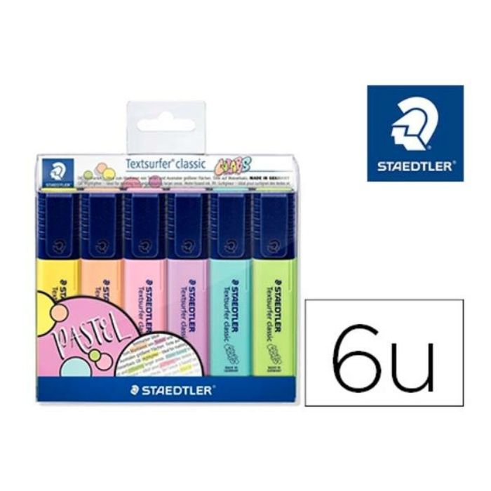 Ensemble de Marqueurs Fluorescents Staedtler 364 C (6 Unités)