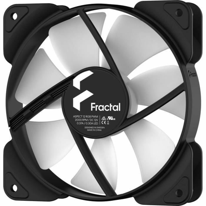 Ventillateur de cabine Fractal Design Aspect 12 RGB PWM Ø 12 cm (3 Unités) 2