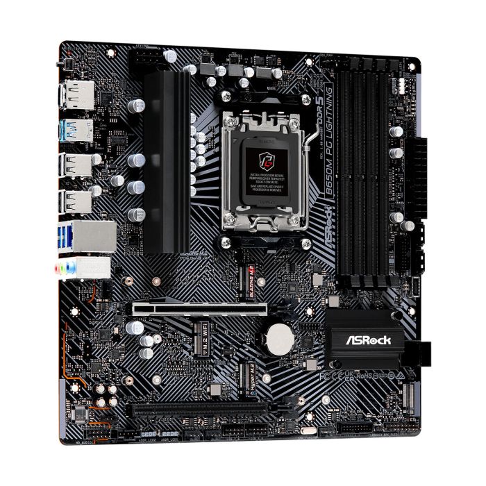 Carte Mère ASRock B650M PG LIGHTNING AMD B650 AMD AM5 3 Carte Mère ASRock B650M PG LIGHTNING AMD B650 AMD AM5 3