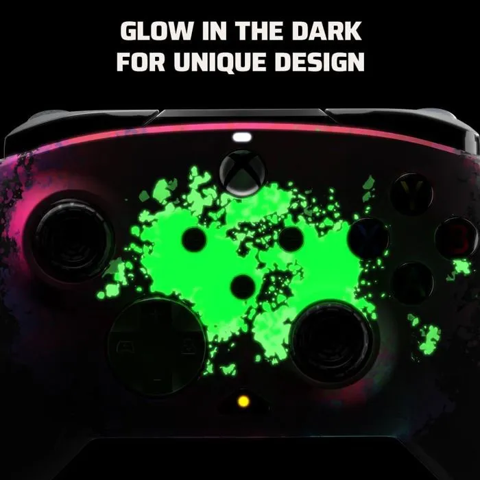 PDP - Manette filaire officielle Xbox REMATCH GLOW Advanced - Manette avec éclairage phosphorescent, boutons programmables, double vibration et câble USB-C 2.5m inclus PDP - Manette filaire officielle Xbox REMATCH GLOW Advanced - Manette avec éclairage phosphorescent, boutons programmables, double vibration et câble USB-C 2.5m inclus