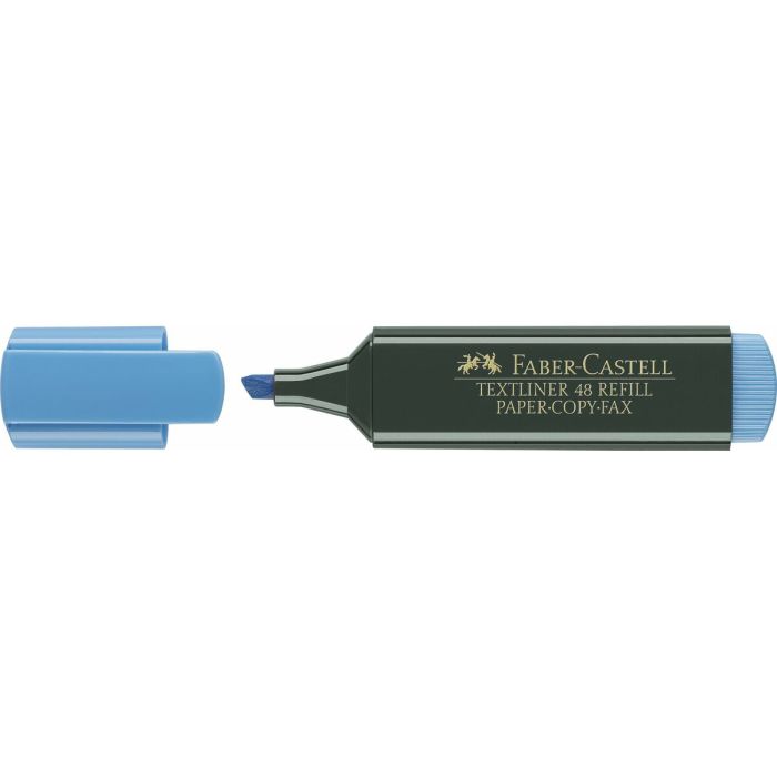 Surligneur Faber-Castell TEXTLINER 48 Bleu (10 Unités) 4 Surligneur Faber-Castell TEXTLINER 48 Bleu (10 Unités) 4