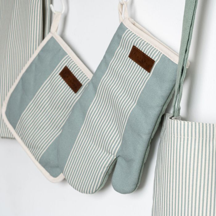 Gant à Four Vinthera Okapi Bicolore Textile 18 x 28 cm (2 Unités) 4