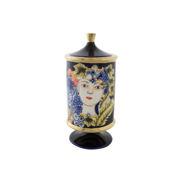 Vase DKD Home Decor Visage Porcelaine Bleu 11 x 11 x 25 cm Multicouleur 0 Vase DKD Home Decor Visage Porcelaine Bleu 11 x 11 x 25 cm Multicouleur 0