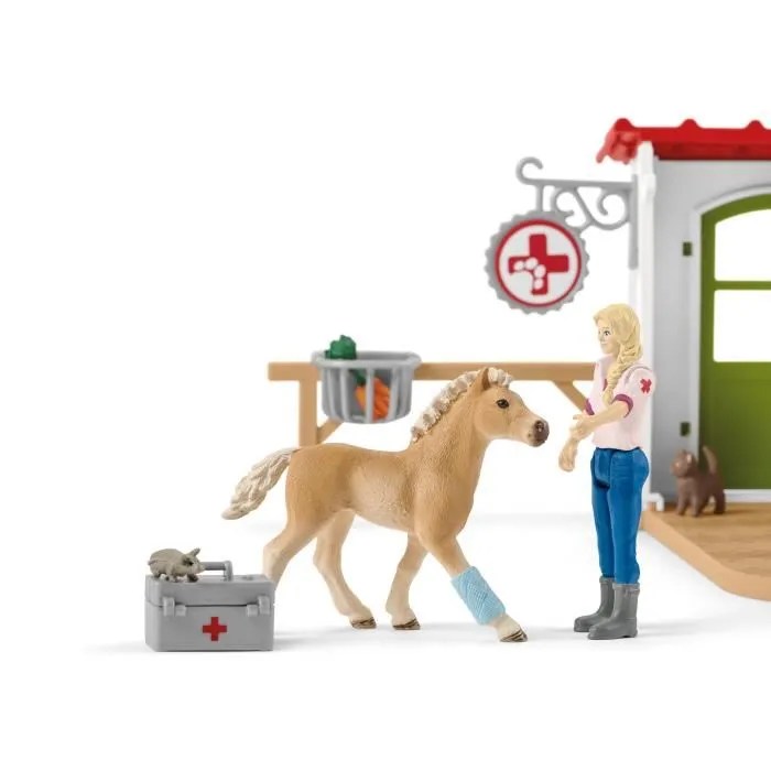 Schleich - 42502 - Cabinet vétérinaire avec animaux - Figurines et accessoires 3