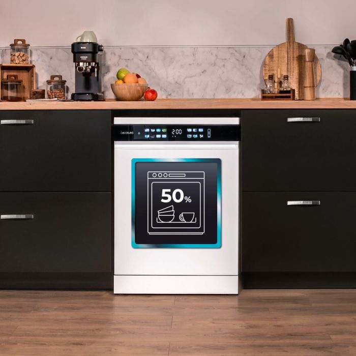 Lave-vaisselle Cecotec Bolero Aguazero 6210 D 60 cm Blanc 8