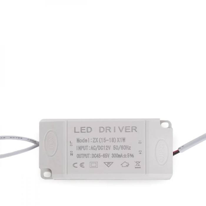 Plafonnier LED 18W 1800Lm 6000K Circular 12VDC JL-JM18WR-12V-CW