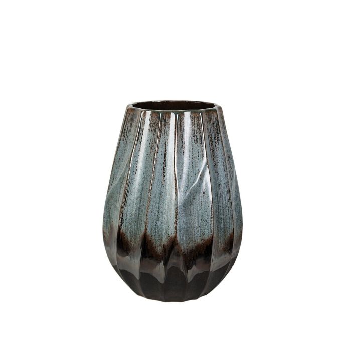 Vase Romimex Bleu Noir Bleu/Noir Céramique 23 x 28 x 23 cm 0 Vase Romimex Bleu Noir Bleu/Noir Céramique 23 x 28 x 23 cm 0