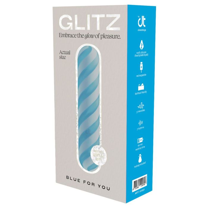 Vibromasseur à boules Dream Toys Glitz Bleu 1 Vibromasseur à boules Dream Toys Glitz Bleu 1