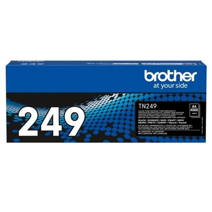 Brother TN249BK Toner Noir Haute Capacité - 4500 Pages