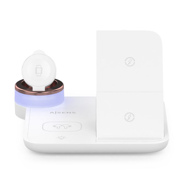 Chargeur sans fil Aisens ASCH-15W4WC061-W 15 W Blanc 10