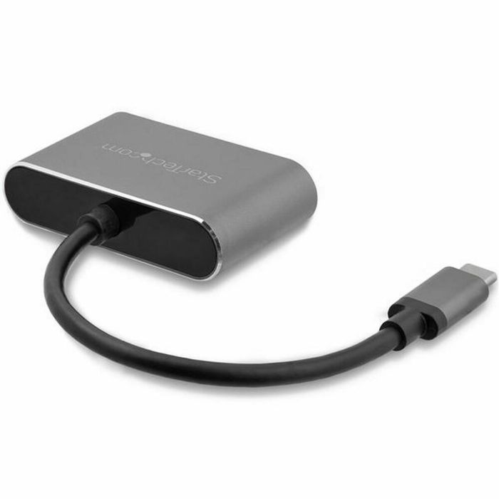 Adaptateur USB C vers VGA/HDMI Startech CDP2HDVGA Noir 4K Ultra HD 4 Adaptateur USB C vers VGA/HDMI Startech CDP2HDVGA Noir 4K Ultra HD 4