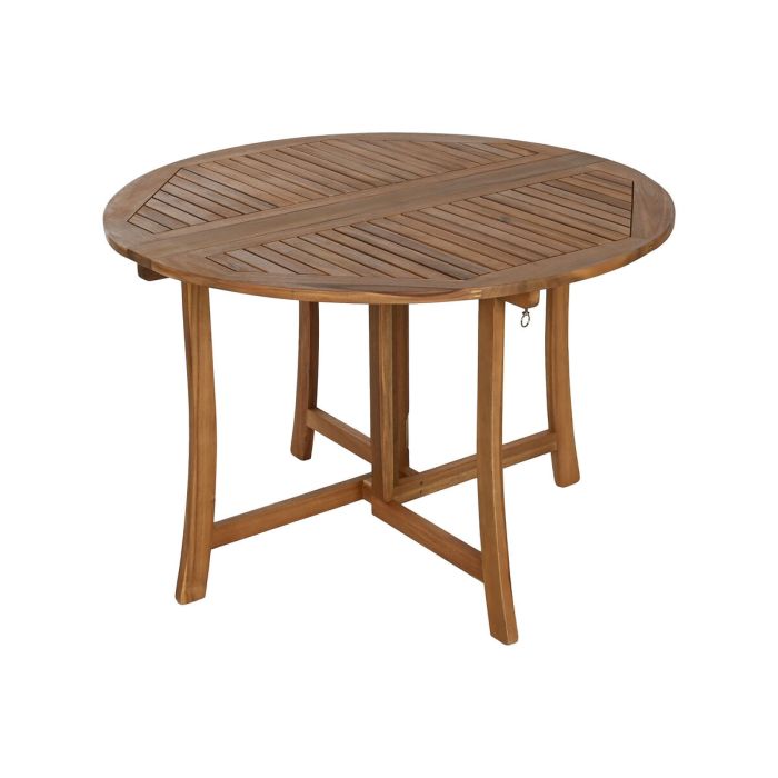 Table de Salle à Manger Home ESPRIT Marron Naturel Acacia 110 x 110 x 74 cm