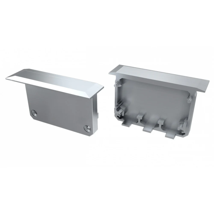 Bouchon de terminaison pour profil type INSO - Plastique Blanc 2 Bouchon de terminaison pour profil type INSO - Plastique Blanc 2