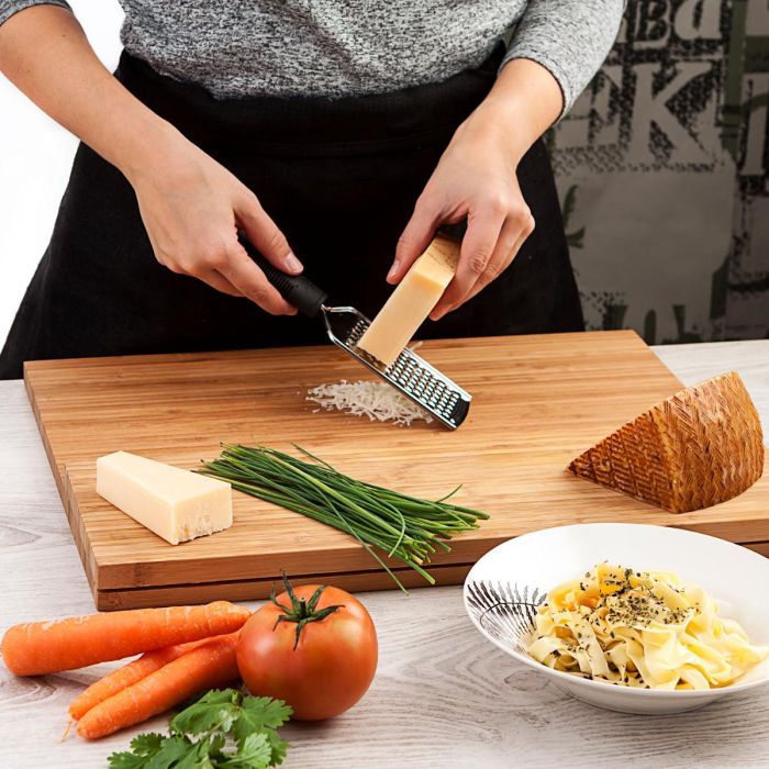 Rallador Queso Acero Inoxidable Habitat Quid 27x8x3 cm 2 Rallador Queso Acero Inoxidable Habitat Quid 27x8x3 cm 2