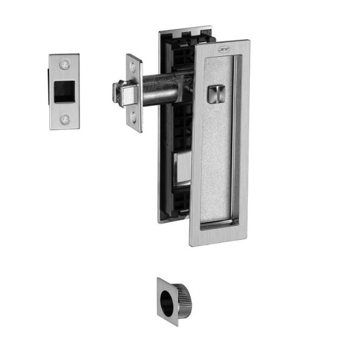 Tope De Puerta Imantado In.20.927 Con Retención Magnética - Instalación En Suelo Y Cuerpo Metálico Acabado Negro Articulos Inoxidables 2