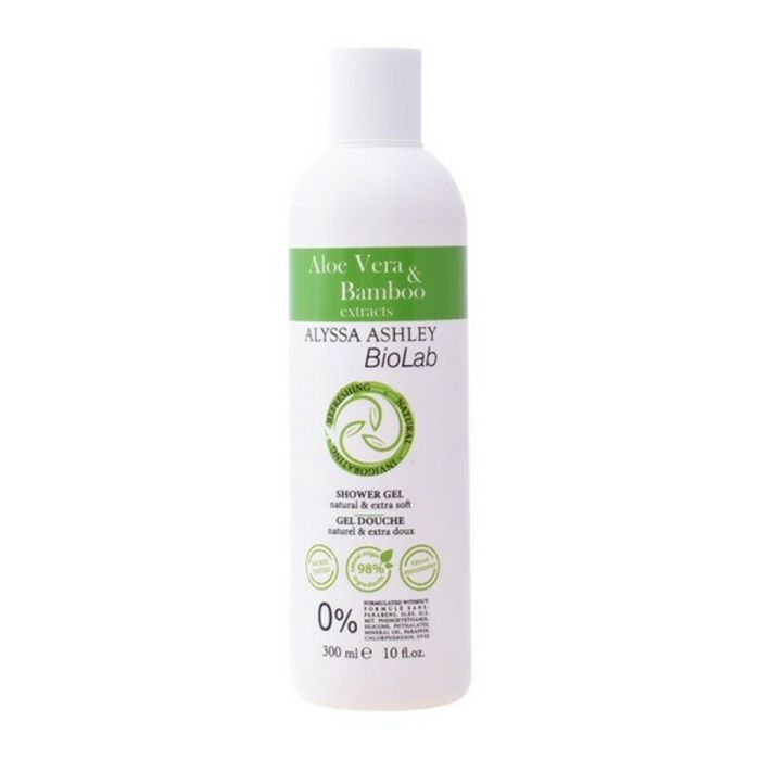 Gel de douche Alyssa Ashley Biolab Aloe & Bamboo (300 ml)