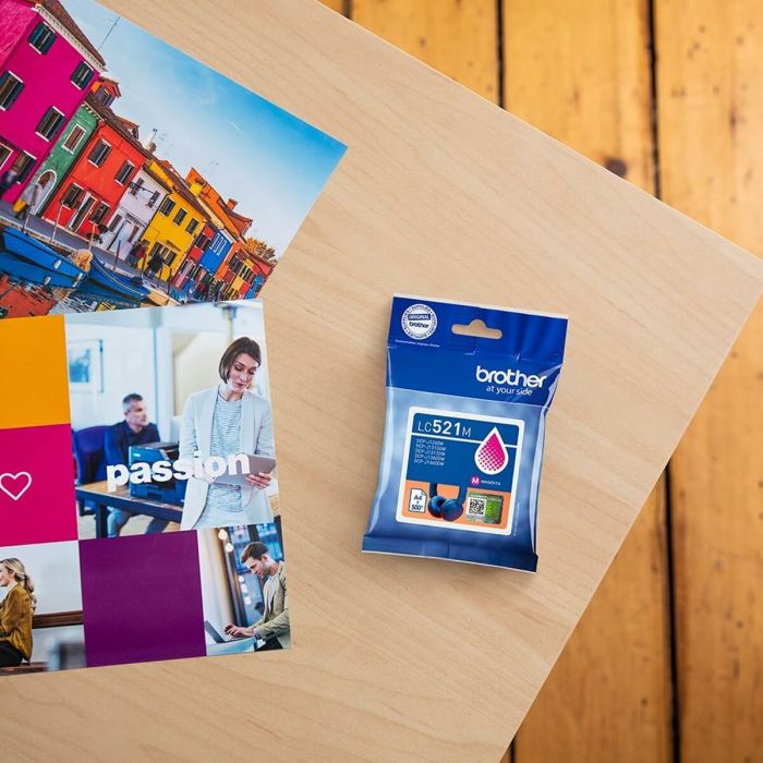 Cartouche d'encre originale Brother LC521M Magenta 1 Cartouche d'encre originale Brother LC521M Magenta 1
