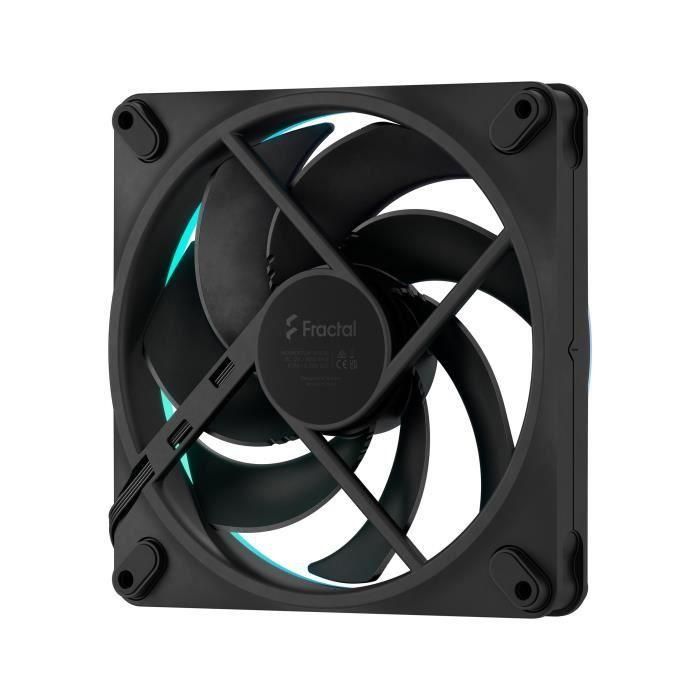 Ventilateur PC - FRACTAL DESIGN - Momentum 14 RGB - 3 packs - FDB - Anneau lumineux ARGB Gen 2 - Contrôle PWM 5