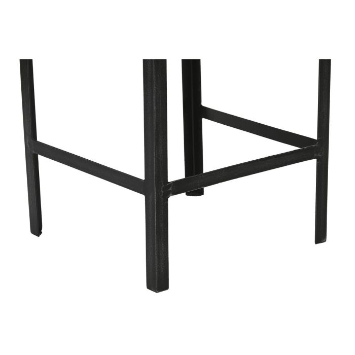 Jeu de 2 tables Home ESPRIT Noir Naturel 38 x 38 x 75 cm 2 Jeu de 2 tables Home ESPRIT Noir Naturel 38 x 38 x 75 cm 2