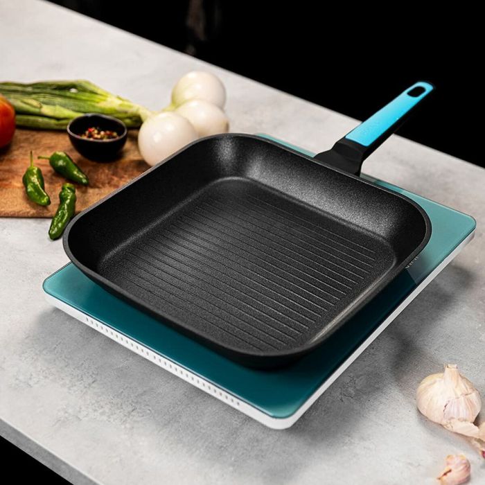 Plancha grill Cecotec Polka Platinum 28 Thunder Aluminium Ø 28 cm 1