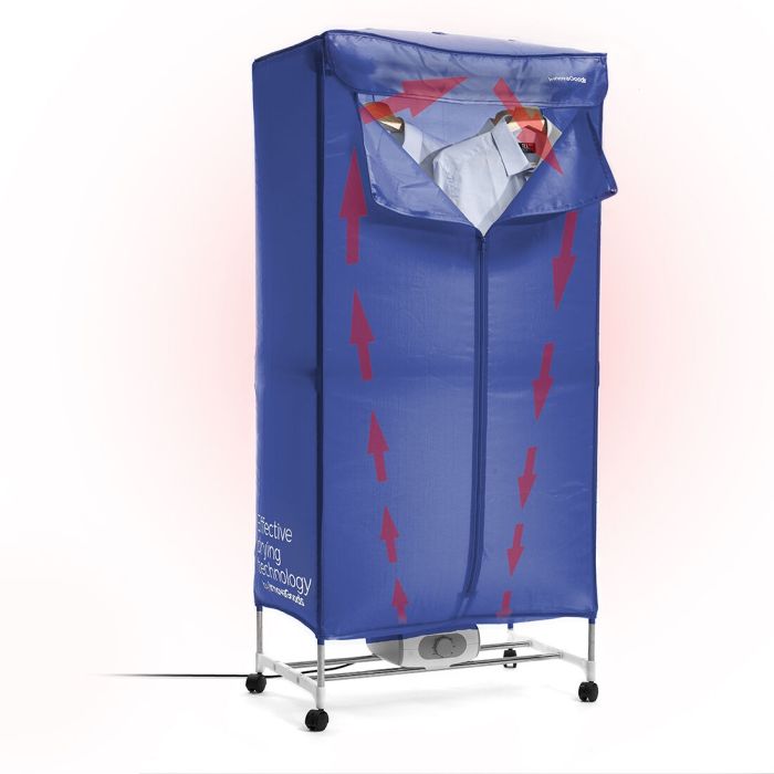 Séchoir Électrique Portatif à 2 Hauteurs Dupledry Blue InnovaGoods 1200 W 4 Séchoir Électrique Portatif à 2 Hauteurs Dupledry Blue InnovaGoods 1200 W 4