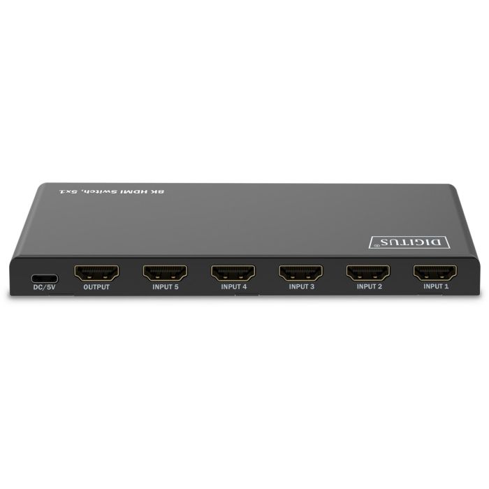 DIGITUS HDMI Switch, 5x1 8K/60Hz HDR, HDCP 2.3 2