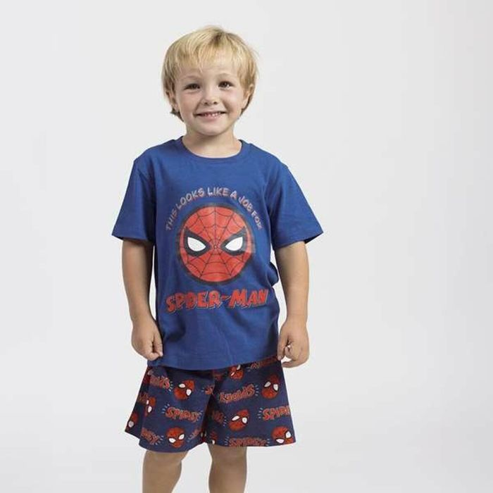 Pyjama Enfant Spider-Man Bleu 2