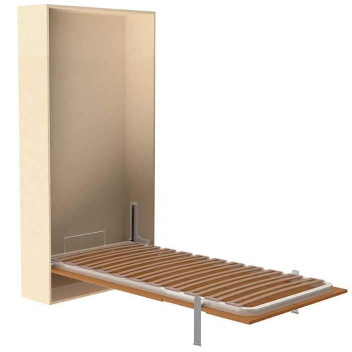 Somier Vertical Abatible. Medidas 90X190 Mm. Somier Con Patas Herrajes Alk 1