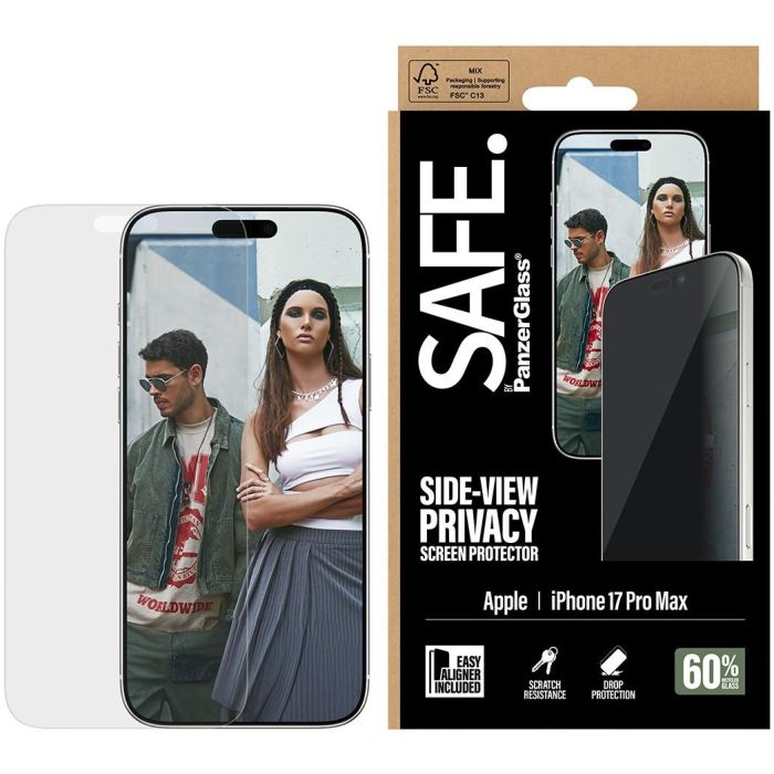 SAFE Privacy Schutzglas iPhone 17 Pro Max/UWF 1