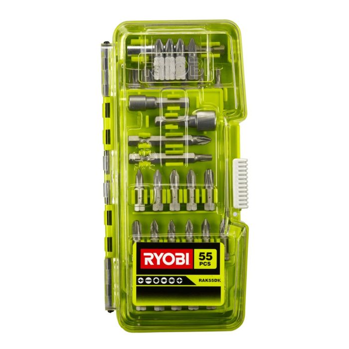 Ensemble de pointes Ryobi RAK55DK 55 Pièces 4 Ensemble de pointes Ryobi RAK55DK 55 Pièces 4
