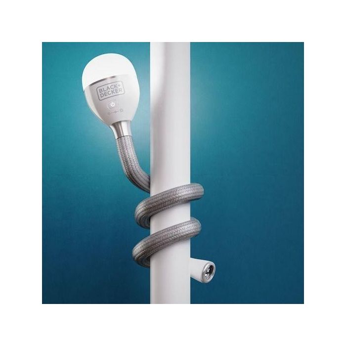 Lampe serpent 2 en 1 - BLACK&DECKER - BDCFSL01-XJ - 3,5V - 150/50-500 lumen - Corps flexible 5