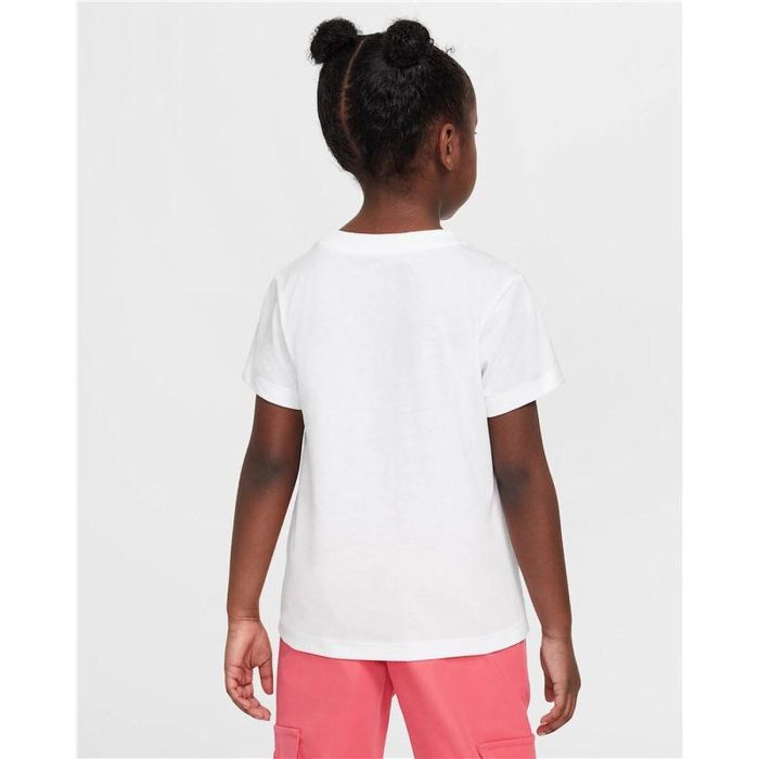 T shirt à manches courtes Enfant Nike Nkg Love To The Max Graphic Te Blanc 7-8 ans 3