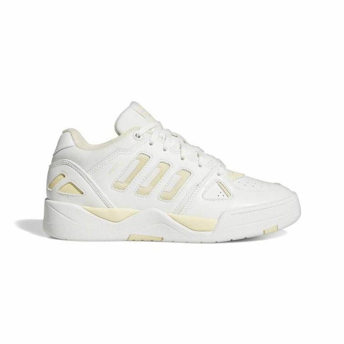 Chaussures de Basket-Ball pour Adultes Adidas Midcity Low Blanc