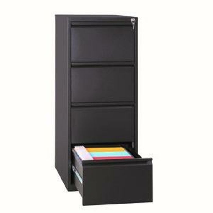 Armoire classeur Bisley Noir A4 132 x 46 x 62 cm
