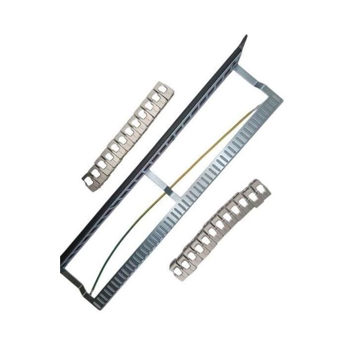 Panneau de brassage 24 ports + 24 noyaux keystone RJ45 Cat.6a - LINEAIRE - KIT5024AS - Courts - Blindés 1 Panneau de brassage 24 ports + 24 noyaux keystone RJ45 Cat.6a - LINEAIRE - KIT5024AS - Courts - Blindés 1