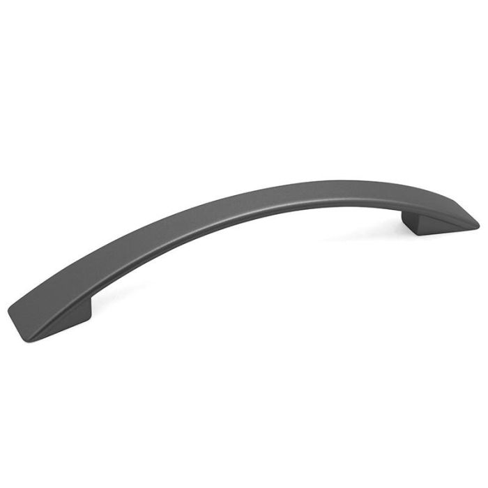 Tirador Zamak Modelo Lucas Acabado Negro L156 C128 Herrajes Alk 1