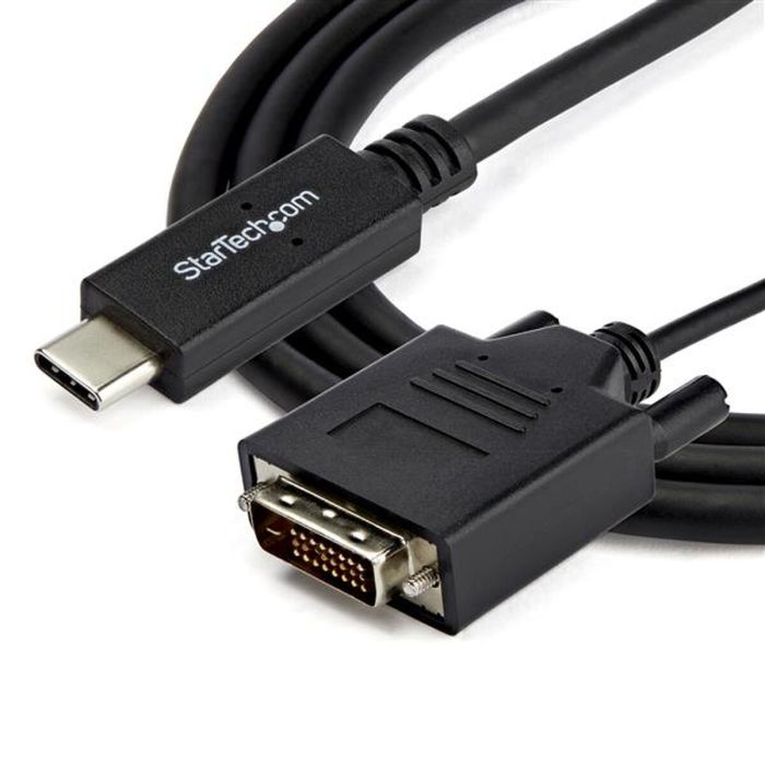Adaptateur USB C vers DVI Startech CDP2DVIMM2MB Noir 0 Adaptateur USB C vers DVI Startech CDP2DVIMM2MB Noir 0