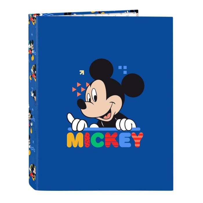 Reliure à anneaux Mickey Mouse Clubhouse Today Bleu A4 26.5 x 33 x 4 cm