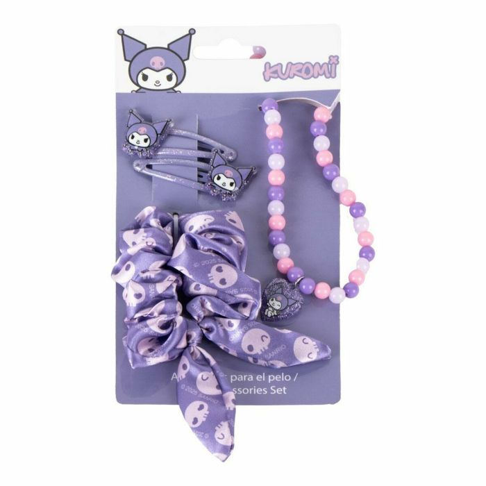 Accessoires pour les Cheveux Hello Kitty Violet 4 Pièces 0 Accessoires pour les Cheveux Hello Kitty Violet 4 Pièces 0