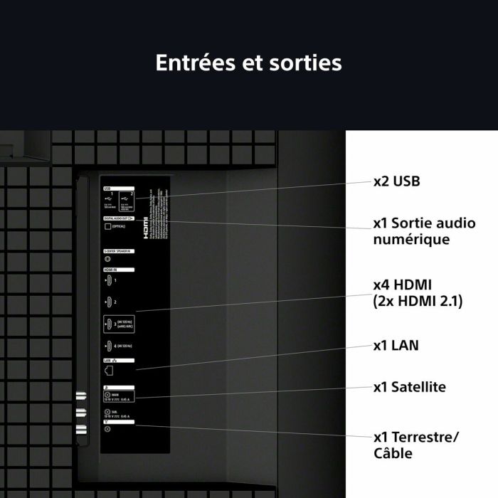 TV intelligente Sony K75XR55BP 14 TV intelligente Sony K75XR55BP 14