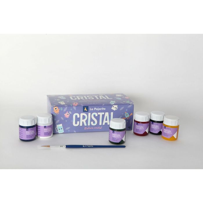Gouache La Pajarita Crystal 6 Pièces Multicouleur 3 Gouache La Pajarita Crystal 6 Pièces Multicouleur 3