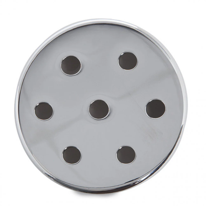 Rosace Métallique Argentée Ø 100mm - 7 Trous [AM-AR092] 1