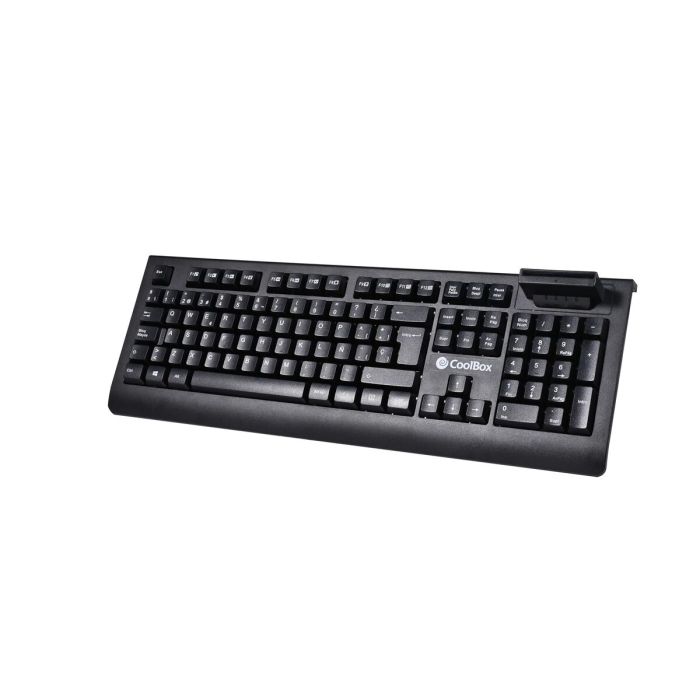 Clavier CoolBox COO-TEC04DNI Noir Espagnol Qwerty 8